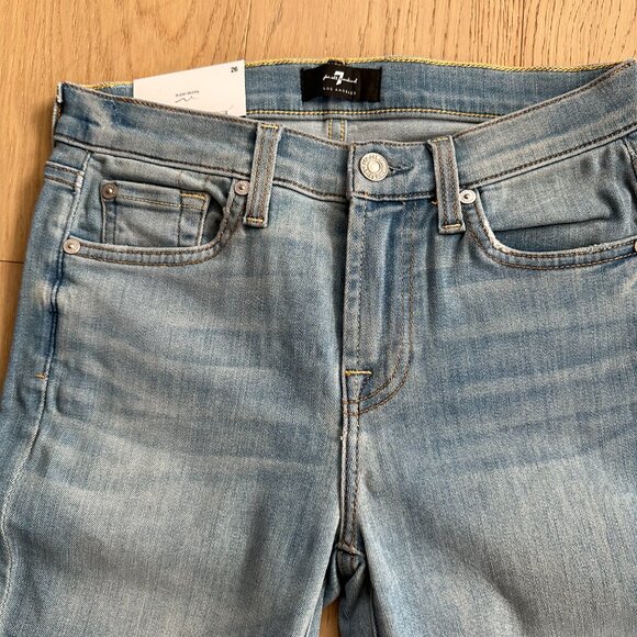 NWT 7ForAllMankind The Ankle Skinny Super Skinny, Size 26, Fray Hem - Picture 3 of 6